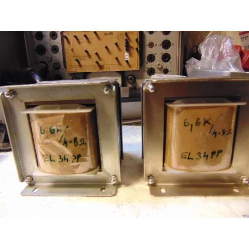 EL34 PP Output Transformer pair 6,6K/4-8 Ohm