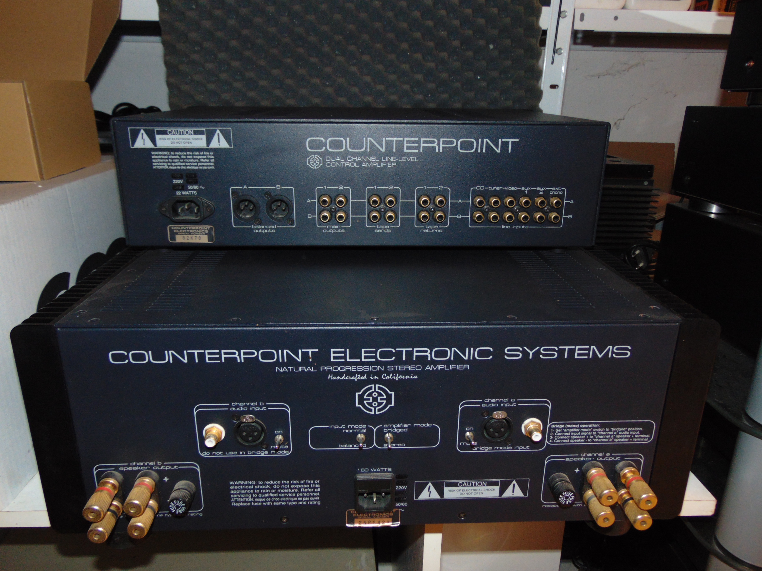 Counterpoint NPS400E , SA2000 előerősítő