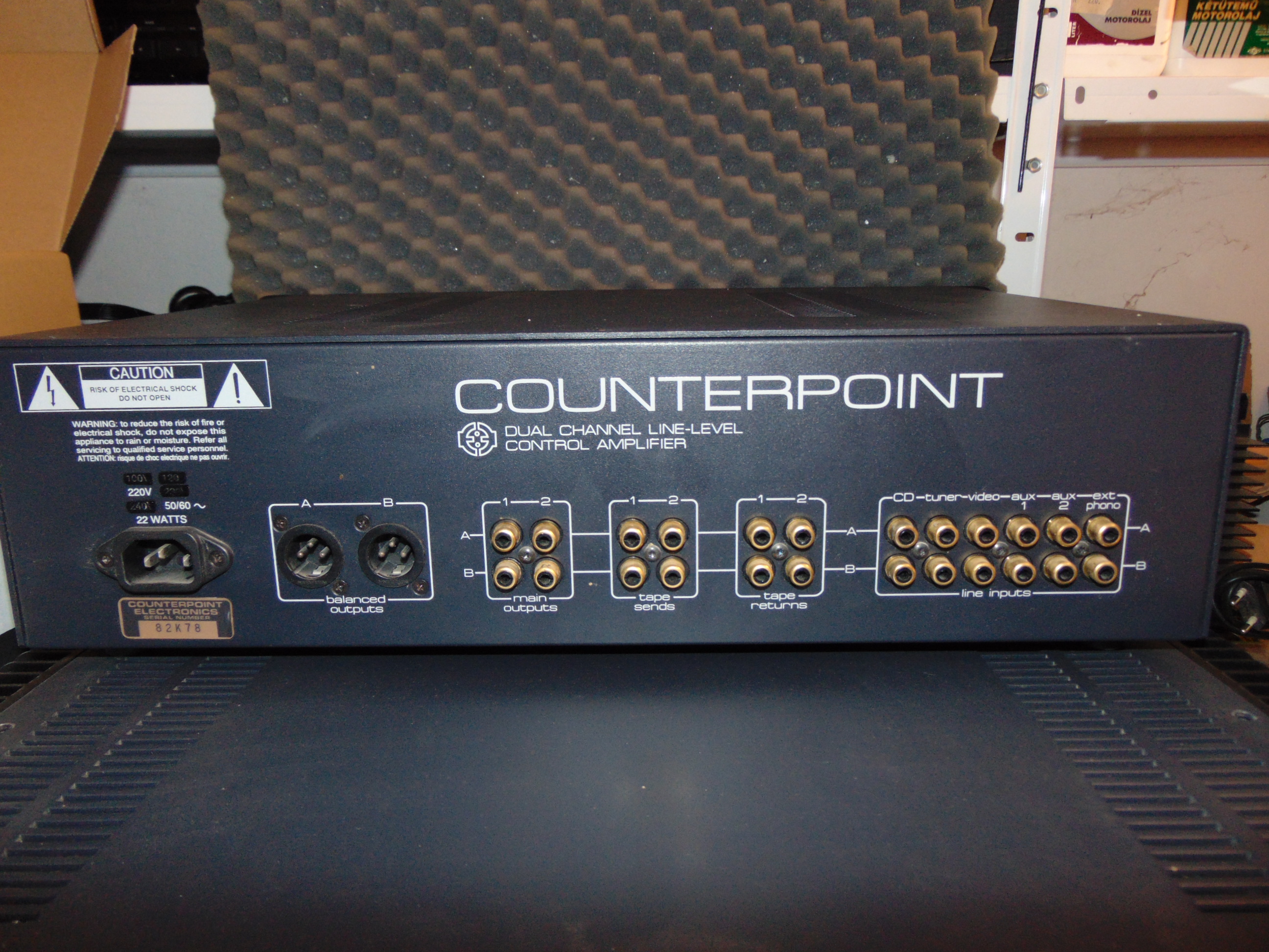Counterpoint NPS400E , SA2000 előerősítő