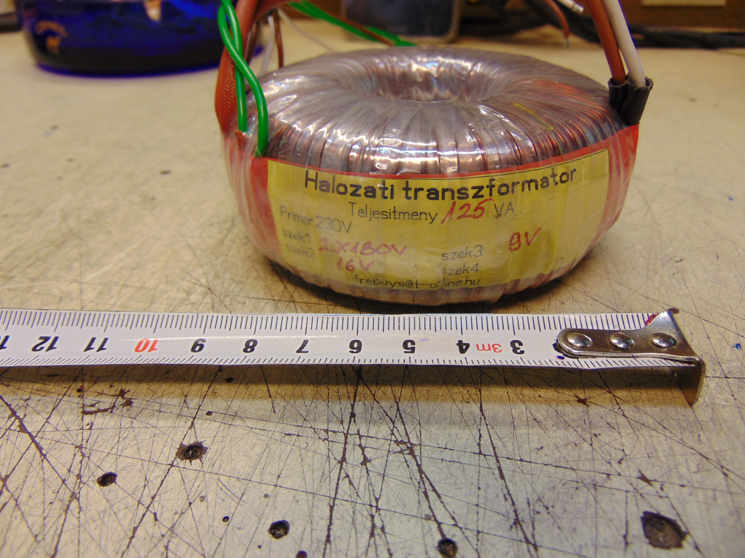 125VA Pre amp trafó