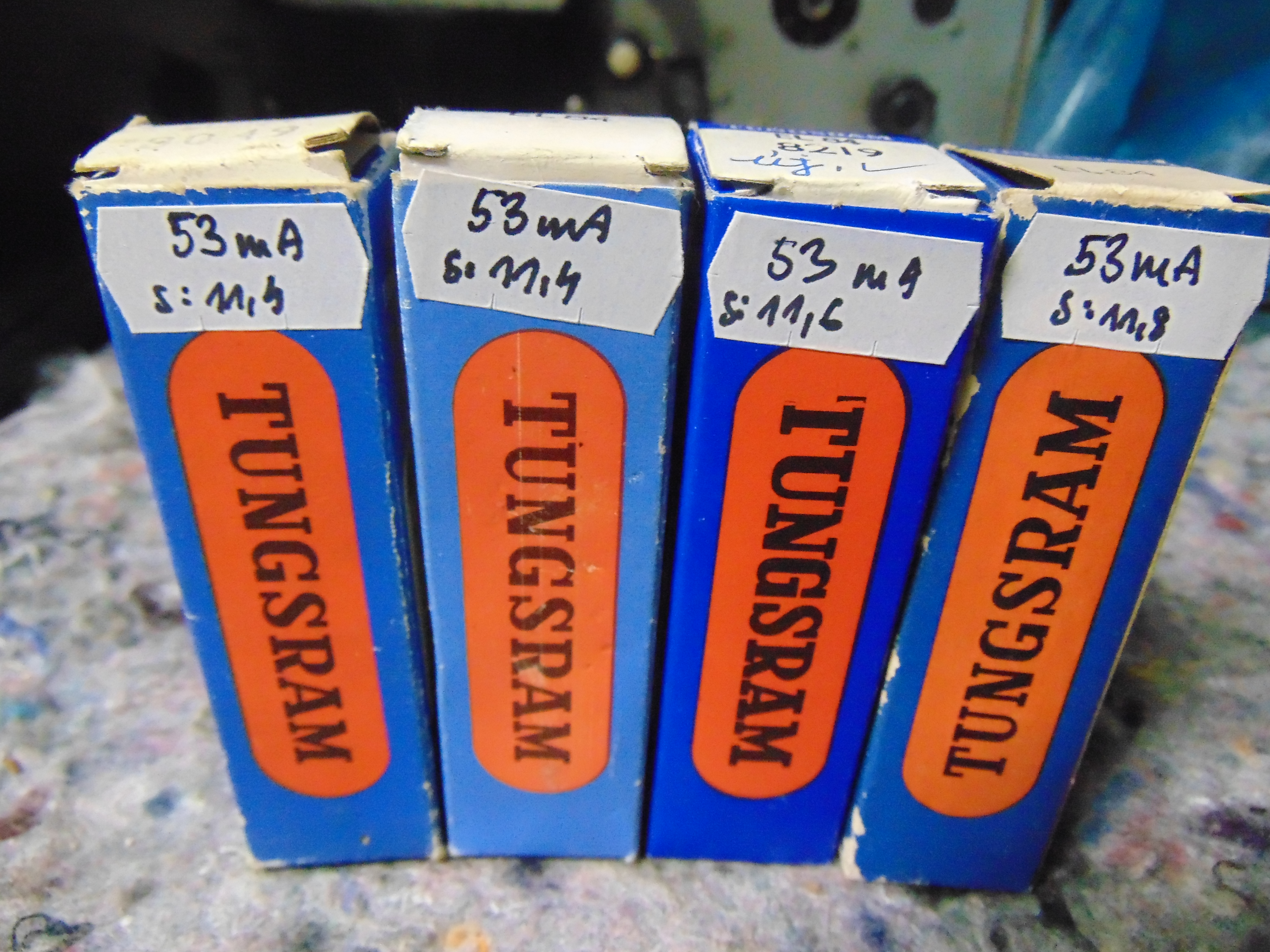 EL84 Tungsram Quad A