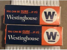 12BH7A Westinghouse Pár