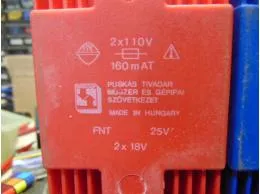 25VA 2x18V PUSKÁS