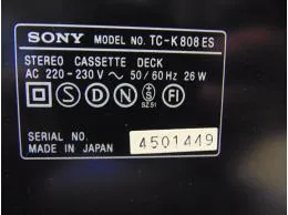 Sony TC-K808ES