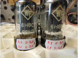 6SN7 (6H8C) WF RFT  pár