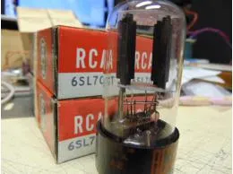 6SL7GT RCA Black Plate pár