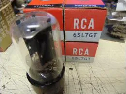 6SL7GT RCA Black Plate pár