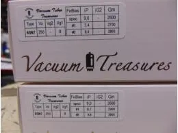 6SN7GT Raytheon Black Plate pár