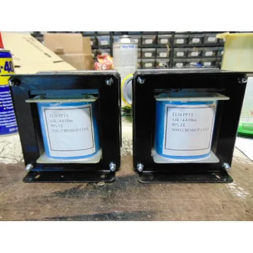EL34 PP UL Ausgangstransformator paar 6,6K / 4-8 Ohm