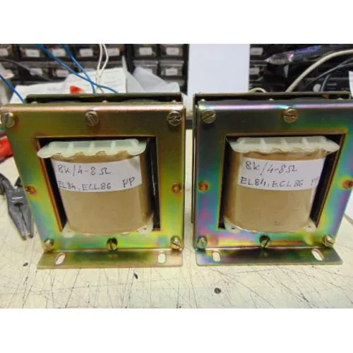 EL84 PP kimenő pár 8K/4-8 Ohm