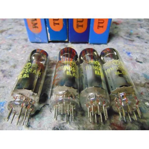 EL84 Tungsram Quad B