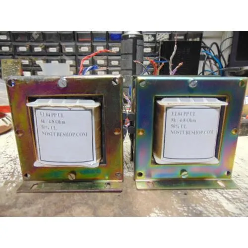 EL84 /ECL86 PP kimenő pár 8K/4-8 Ohm