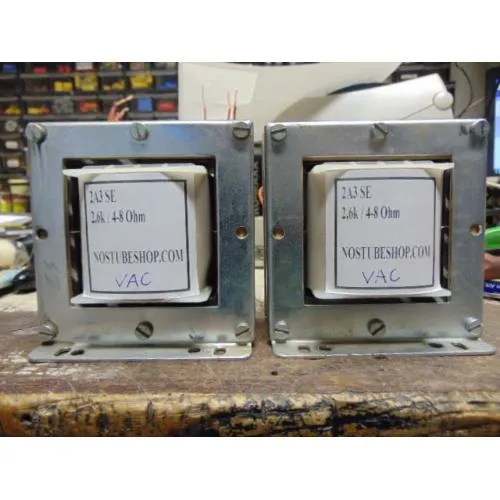 2A3 2,6K /4-8 Ohm VAC SE  pár