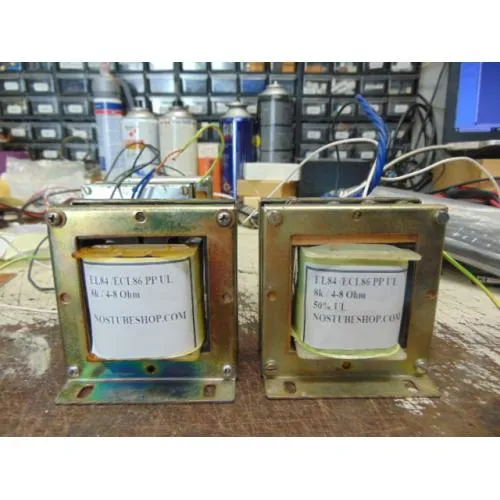 EL84 /ECL86 PP UL kimenő pár 8K/4-8 Ohm  VAC